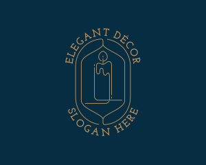 Artisanal Candle Decor logo design