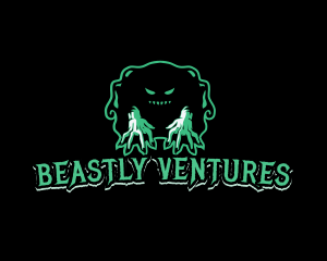 Scary Monster Beast logo design