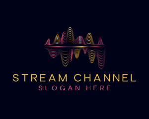 Cyber Audio Streaming logo design