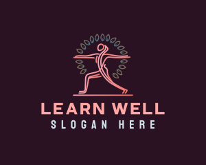 Yoga Wellness Exercise logo design