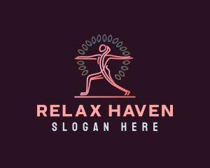 Yoga Wellness Exercise logo design