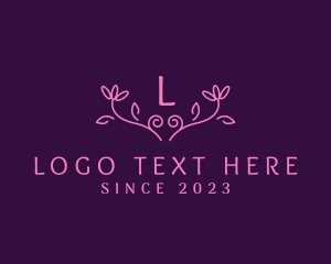 Feminine Floral Ornament Florist logo