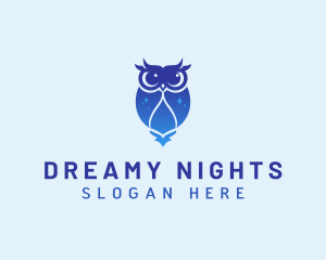 Night Owl Bird logo design