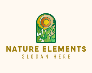 Nature Plants Arch logo design