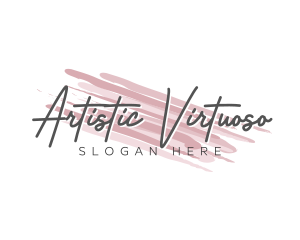 Makeup Beauty Wordmark logo design