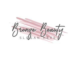 Makeup Beauty Wordmark logo design