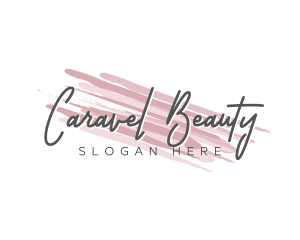 Makeup Beauty Wordmark logo design