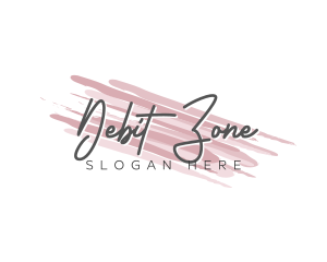 Makeup Beauty Wordmark logo design