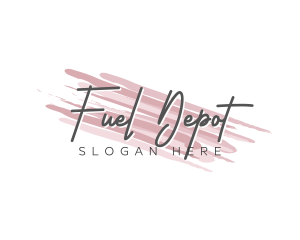 Makeup Beauty Wordmark logo design