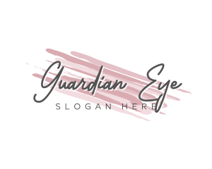 Makeup Beauty Wordmark logo design