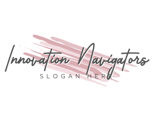 Makeup Beauty Wordmark logo design