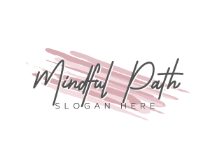 Makeup Beauty Wordmark logo design