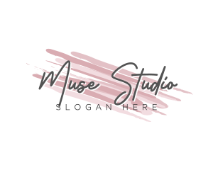 Makeup Beauty Wordmark logo design