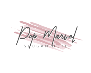 Makeup Beauty Wordmark logo design