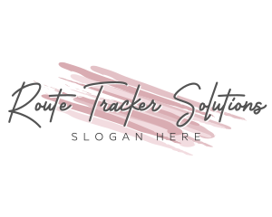 Makeup Beauty Wordmark logo design