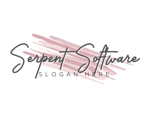 Makeup Beauty Wordmark logo design