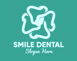 Floral Tooth Dentistry logo design