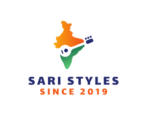 India Map Guitar logo