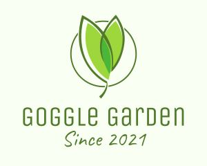 Organic Seedling Plant  logo design