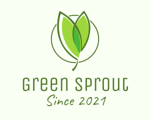 Organic Seedling Plant  logo