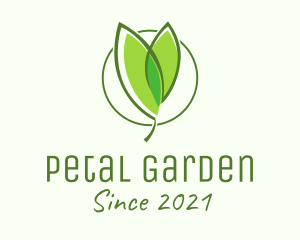 Organic Seedling Plant  logo design