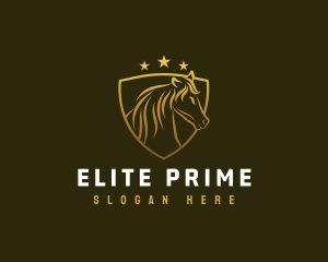 Golden Horse Premium logo design