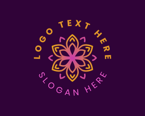 Kaleidoscope Flower Petal logo