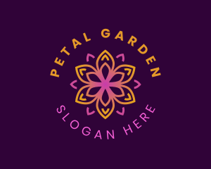 Kaleidoscope Flower Petal logo design