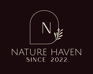 Natural Frame Decor logo design