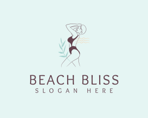 Summer Feminine Bikini logo design