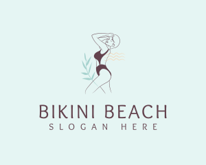 Summer Feminine Bikini logo design