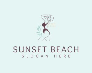 Summer Feminine Bikini logo design