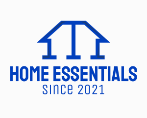 Blue Home Piping logo design