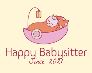 Baby Nursery Cradle  logo design