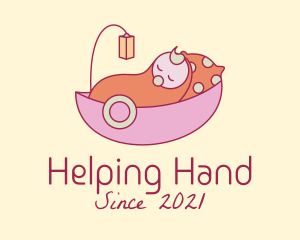 Baby Nursery Cradle  logo design