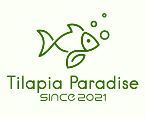 Organic Fish Farm logo design