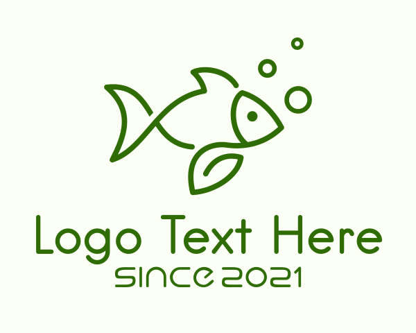 Aquaponics logo example 2