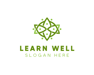 Floral Wellness Decor logo design