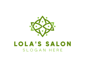 Floral Wellness Decor logo design