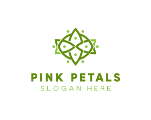 Floral Wellness Decor logo design