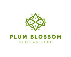 Floral Wellness Decor logo design