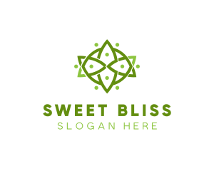 Floral Wellness Decor logo design