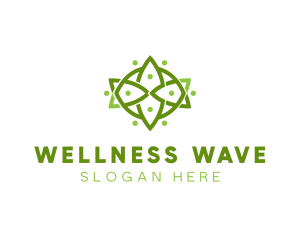 Floral Wellness Decor logo design