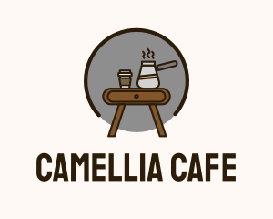 Table Coffee Pot logo design