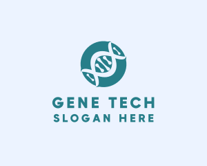 Modern DNA String  logo design