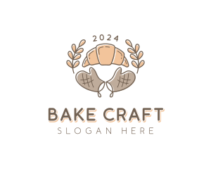 Croissant Baker Patisserie logo design