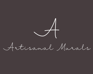 Handwritten Signature Fashion Tailoring logo design