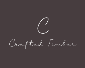 Handwritten Signature Fashion Tailoring logo design