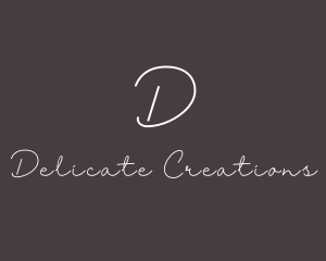 Handwritten Signature Fashion Tailoring logo design