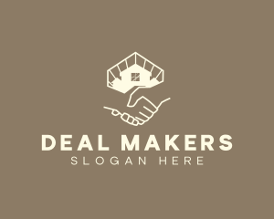 Deal House Handshake logo design